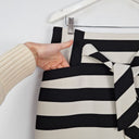 Second-Hand - Karen Millen Striped Tied Waist Office Skirt Size 14 - SwapUp