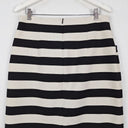 Second-Hand - Karen Millen Striped Tied Waist Office Skirt Size 14 - SwapUp
