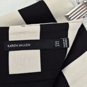 Second-Hand - Karen Millen Striped Tied Waist Office Skirt Size 14 - SwapUp