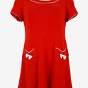 Second-Hand - Revival Sweet Vintage Style Bow Dress Size 12 - SwapUp