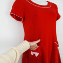 Second-Hand - Revival Sweet Vintage Style Bow Dress Size 12 - SwapUp