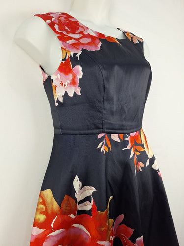 Second-Hand - Review Floral A Line Midi Dress Size 12 - SwapUp