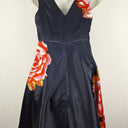 Second-Hand - Review Floral A Line Midi Dress Size 12 - SwapUp