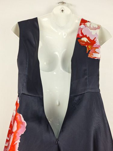 Second-Hand - Review Floral A Line Midi Dress Size 12 - SwapUp