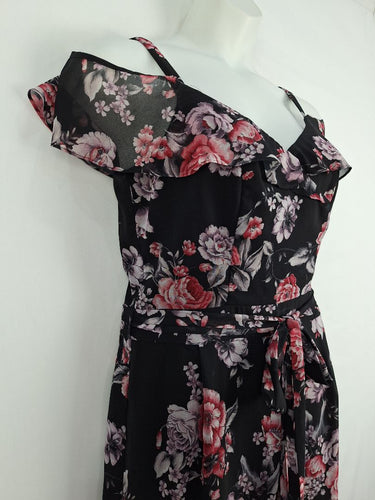 Second-Hand - Review Casual Floral Jumpsuit Size 12 - SwapUp