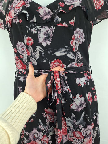 Second-Hand - Review Casual Floral Jumpsuit Size 12 - SwapUp