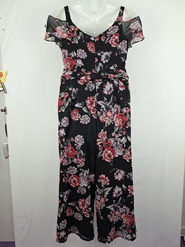 Second-Hand - Review Casual Floral Jumpsuit Size 12 - SwapUp