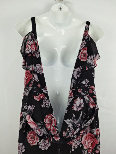 Second-Hand - Review Casual Floral Jumpsuit Size 12 - SwapUp