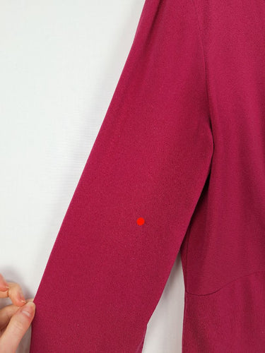 Second-Hand - Witchery Classic Maroon Long Sleeve Top Size M - SwapUp