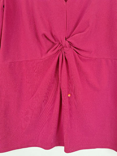 Second-Hand - Witchery Classic Maroon Long Sleeve Top Size M - SwapUp