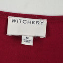 Second-Hand - Witchery Classic Maroon Long Sleeve Top Size M - SwapUp