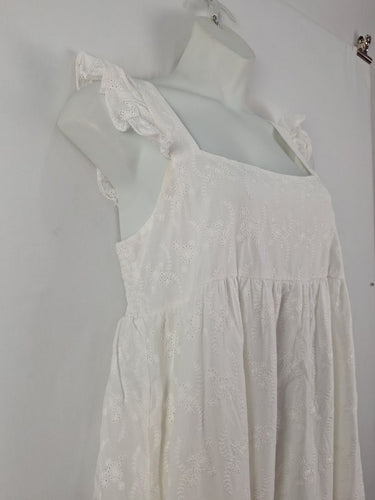 Second-Hand - Lunar Fox Scoop Neck Lace Maxi Dress Size 14 - SwapUp