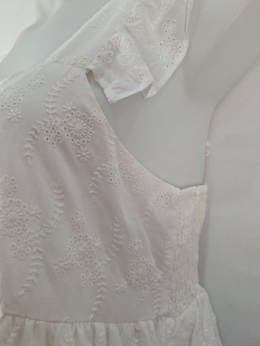 Second-Hand - Lunar Fox Scoop Neck Lace Maxi Dress Size 14 - SwapUp