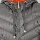 Second-Hand - Moke Reversible Hooded Mid-Length Puffer Jacket Size L - SwapUp