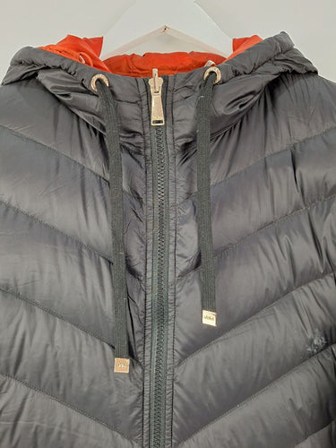 Second-Hand - Moke Reversible Hooded Mid-Length Puffer Jacket Size L - SwapUp