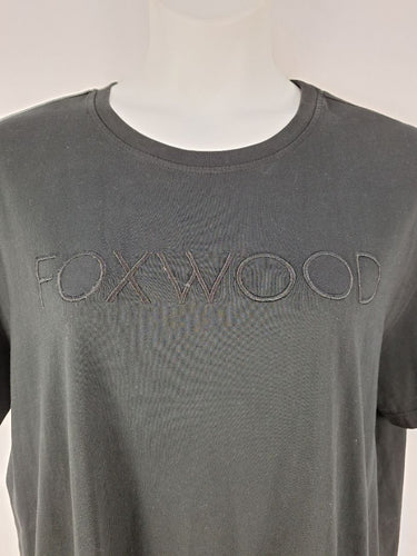 Second-Hand - Foxwood Relaxed Embroidered Logo T-Shirt Dress Size 10 - SwapUp