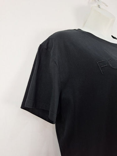 Second-Hand - Foxwood Relaxed Embroidered Logo T-Shirt Dress Size 10 - SwapUp