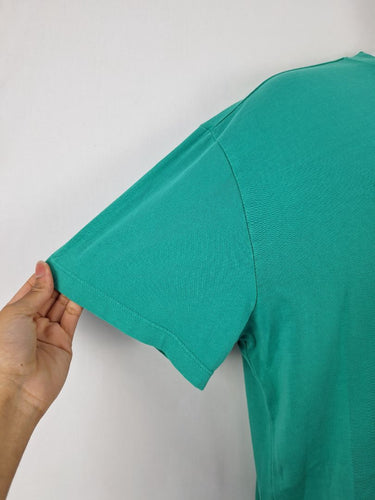 Second-Hand - Foxwood Vibrant Green Embroidered T-Shirt Dress Size 10 - SwapUp