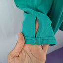 Second-Hand - Foxwood Vibrant Green Embroidered T-Shirt Dress Size 10 - SwapUp