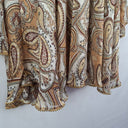 Second-Hand - Shona Joy Brown Paisley Gold Beaded Mini Dress Size 8 - SwapUp