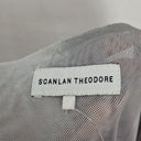 Second-Hand - Scanlan Theodore Grey Mesh Long Sleeve Maxi Dress Size 8 - SwapUp