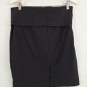 Second-Hand - Soon Black Fold Over Mini Skirt Size 10 - SwapUp