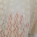 Second-Hand - David Lawrence Dainty Knit Tie Cream Cardigan Size S - SwapUp
