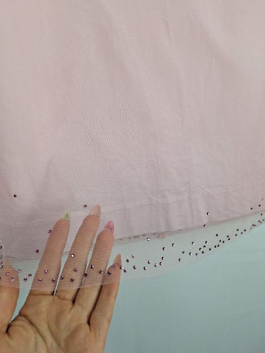 Second-Hand - Witchery Sweet Princess Pink Sparkle Midi Skirt Size 8 - SwapUp