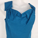Second-Hand - Cue Cerulean Structured Unique Mini Dress Size 6 - SwapUp