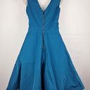 Second-Hand - Cue Cerulean Structured Unique Mini Dress Size 6 - SwapUp