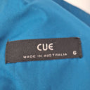 Second-Hand - Cue Cerulean Structured Unique Mini Dress Size 6 - SwapUp