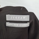 Second-Hand - Jigsaw Charcoal Wool Blend Sophisticated Work Dress Size 8 - SwapUp