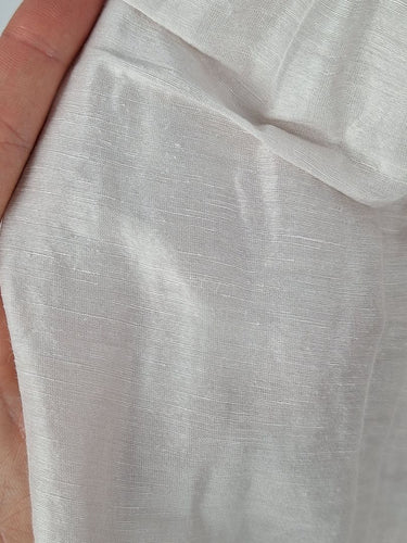 Second-Hand - Country Road Milky Linen Silk Blend Pleated Mini Dress Size 10 - SwapUp