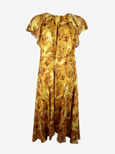 Veronika Maine Dreamy Marigold Maxi Dress Size 12