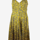 Second-Hand - Moda Mustard Ladder Fit & Flare Dress Size 12 - SwapUp