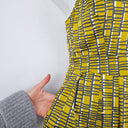 Second-Hand - Moda Mustard Ladder Fit & Flare Dress Size 12 - SwapUp