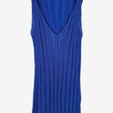 Second-Hand - Cable Cobalt Sparkle Knit Top Size S - SwapUp