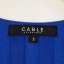 Second-Hand - Cable Cobalt Sparkle Knit Top Size S - SwapUp