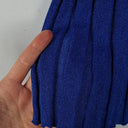 Second-Hand - Cable Cobalt Sparkle Knit Top Size S - SwapUp