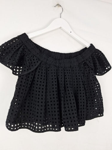 Second-Hand - Seed Romantic Off The Shoulder Top Size 6 - SwapUp