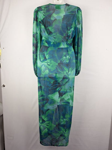 Second-Hand - Runaway Graceful Sheer V Neck Dress Size XS - SwapUp