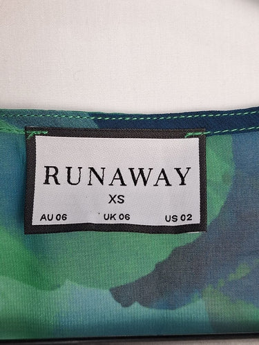 Second-Hand - Runaway Graceful Sheer V Neck Dress Size XS - SwapUp