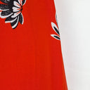 Second-Hand - Warehouse Red Mock Neck Midi Dress Size 6 - SwapUp