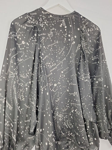 Second-Hand - Zara Black 'Silky' Horoscope Top Size XS - SwapUp