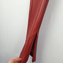 Second-Hand - Atmos & Here Ruby Red 'Leather' Pants Size 6 - SwapUp