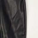 Second-Hand - Meshki Black 'Leather' Waist Band Straight Leg Pants Size XS - SwapUp