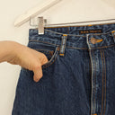 Second-Hand - Nudie Jeans Dark Wash Denim Tapered Jeans Size 6 - SwapUp