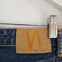 Second-Hand - Nudie Jeans Dark Wash Denim Tapered Jeans Size 6 - SwapUp