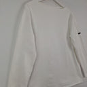 Second-Hand - Saint James White Wide Neck Boxy Jumper Size M - SwapUp