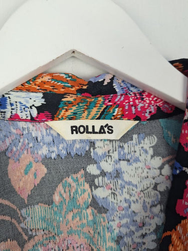 Second-Hand - Rolla's Vibrant Florals Relaxed Shirt Size XS - SwapUp